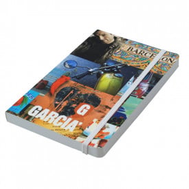 Softcover Notitieboek A5-Full colour-Wit, #FFFFFF