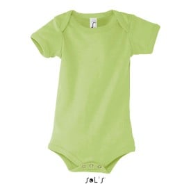 Sol's Bambino romper - 100% katoen 180 g/m² - korte mouw-Appel groen