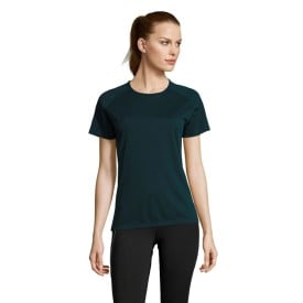 SOL's Sporty t-shirt - dames - polyester - 140g/m2-Petroleum blauw