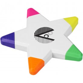 Markeerstift ster - PP plastic - 5 kleuren
