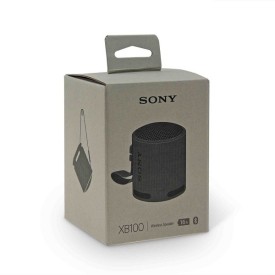 Sony Bluetooth Speaker SRS-XB100 - bedrukte draagriem en verpakking