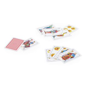 Tute Spaanse speelkaartenset - papier - verpakt in transparant doosje