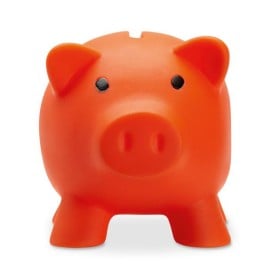 Softco spaarvarken - PVC - 9x7x7cm