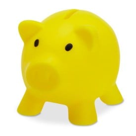 Softco spaarvarken - PVC - 9x7x7cm