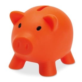 Softco spaarvarken - PVC - 9x7x7cm