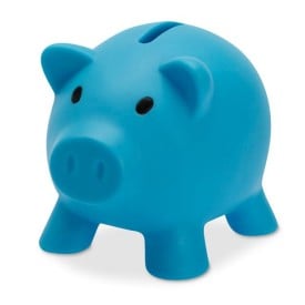 Softco spaarvarken - PVC - 9x7x7cm
