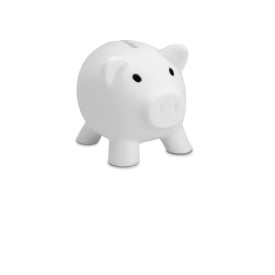 Softco spaarvarken - PVC - 9x7x7cm
