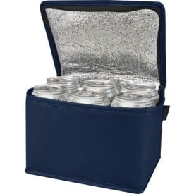 Spectrum gerecyclede non woven koeltas voor 6 blikjes 4l-Navy