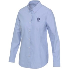 Sphene damesoverhemd - katoen BCI - oxford - lange mouwen - regular fit