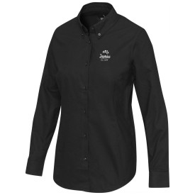 Sphene oxford damesshirt -Zwart