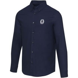 Sphene oxford herenoverhemd-Marineblauw