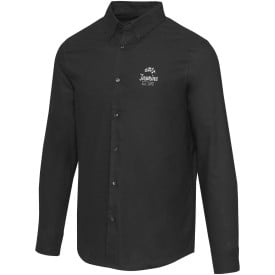 Sphene oxford herenoverhemd-Zwart