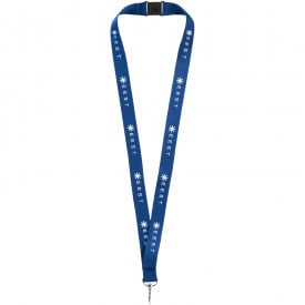 Lago lanyard - polyester - 20 mm - veiligheidssluiting - karabijnhaak