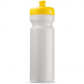 Sportbidon Basic 750ml-Wit / geel