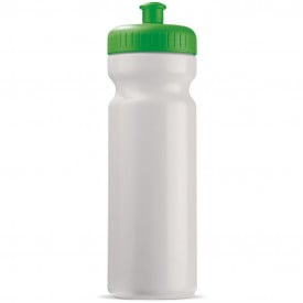 Sportbidon Basic 750ml-Wit / groen