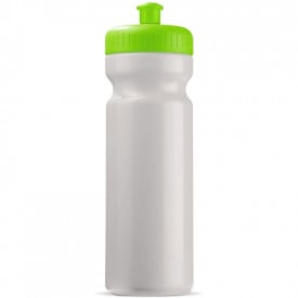 Sportbidon Basic 750ml-Wit / licht groen