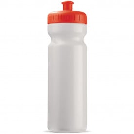 Sportbidon Basic 750ml-Wit / rood