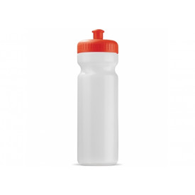 Sportbidon Bio 750ml-Transparant rood