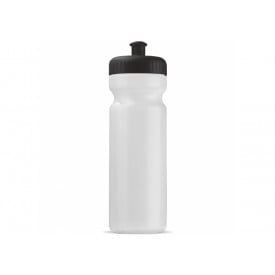 Sportbidon Bio 750ml-Transparant zwart
