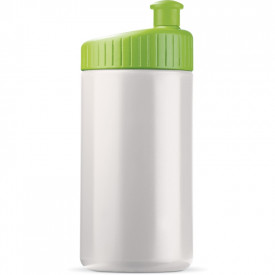 Sportbidon Design 500ml-Wit / licht groen