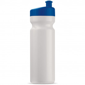 Sportbidon Design 750ml-Wit / donker blauw