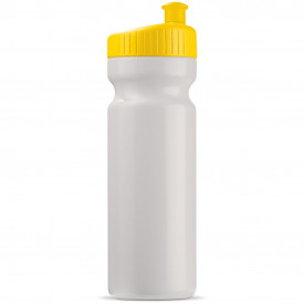 Sportbidon Design 750ml-Wit / geel