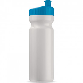 Sportbidon Design 750ml-Wit / licht blauw