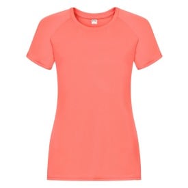 Sportshirt Run Sprintex women-Coral fluo