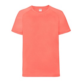 Sportshirt SP kids -140 gr/m2-Coral fluo