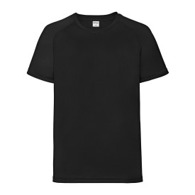 Sportshirt SP kids -140 gr/m2-Zwart