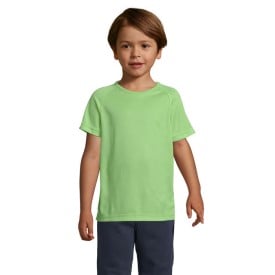 Sporty kids sPORTY-kinder t-shirt-140g-Appel groen