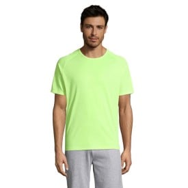 Sporty sPORTY- heren t-shirt-140g-New safety green