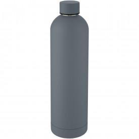 Spring 1l koperen vacuümgeïsoleerde fles-Donker grijs