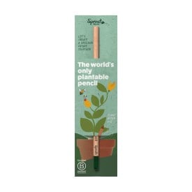 Sprout® geslepen potlood - hout - capsule met zaadjes