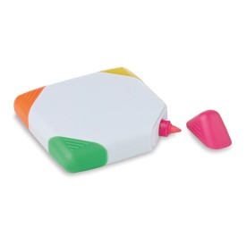Vierkante markeerstift - ABS - 4 kleuren