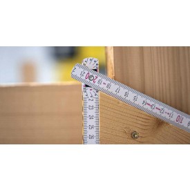 Stabila houten duimstok Jessica 400 serie - hout - 2 meter