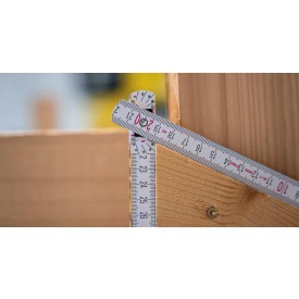 Stabila houten duimstok Jessica 400 serie - hout - 2 meter