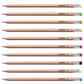 STABILO Bleistift Pure Gk - gekleurde gum