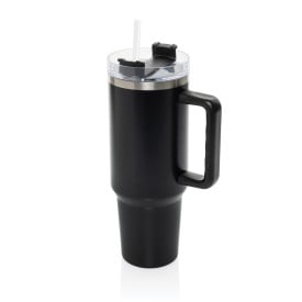 Stadley RCS recycled staal beker 1200ML-Zwart