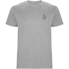 Stafford kindershirt met korte mouwen-Marl grey