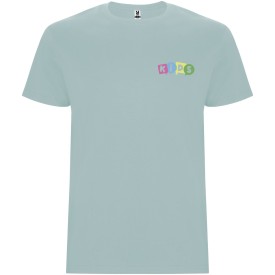 Stafford kindershirt met korte mouwen-Washed blue