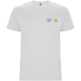 Stafford kindershirt met korte mouwen-Wit