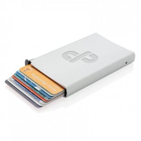 Standaard RFID kaarthouder - aluminium - 6.4x1.4x9.9cm