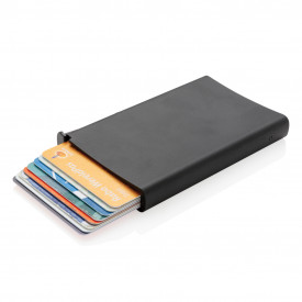 Standaard aluminum RFID kaarthouder-Zwart