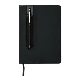 Standaard hardcover PU A5 notitieboek met stylus pen