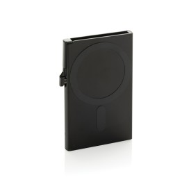Standard aluminium RFID magnetic telefoon kaarthouder-Zwart