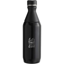 Stanley All Day Slim 350 ml waterfles-Zwart glanzend