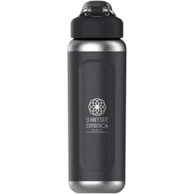Stanley Classic Wellspring 710 ml geïsoleerde waterfles van gerecycled roestvrij staal-Zwart
