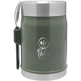 Stanley Legendary voedselcontainer 400ml - gerecycled RVS - geïsoleerd - met RVS spork