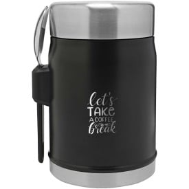 Stanley Legendary 400 ml voedselcontainer met spork-Mat zwart